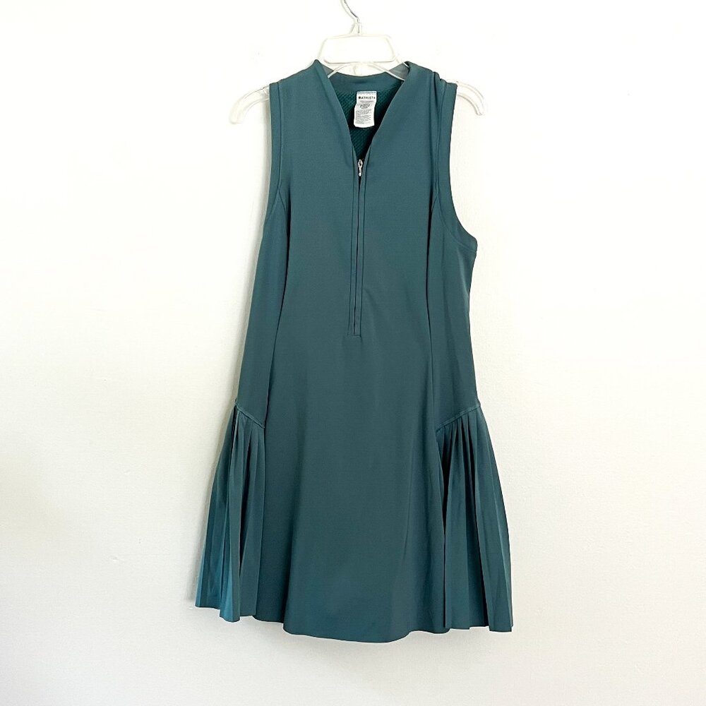 Athleta / Ocean Teal Advantage Tennis Gold Dress M